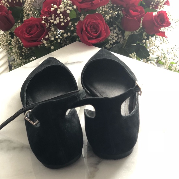 New Suede Black Flat Shoes Steve Madden - size 8M - Picture 3 of 4